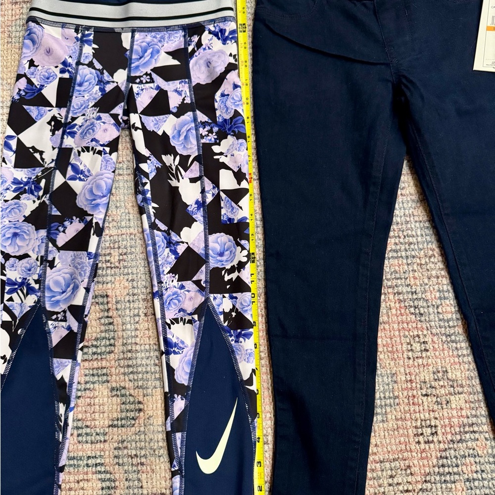 Nike Kids Floral Leggings and Calvin Klein jeggings